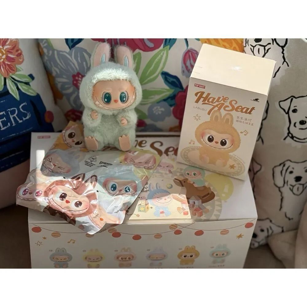 Labubu Have a Seat Series Vinyl Plush “Ququ” Opened for   color confirmation